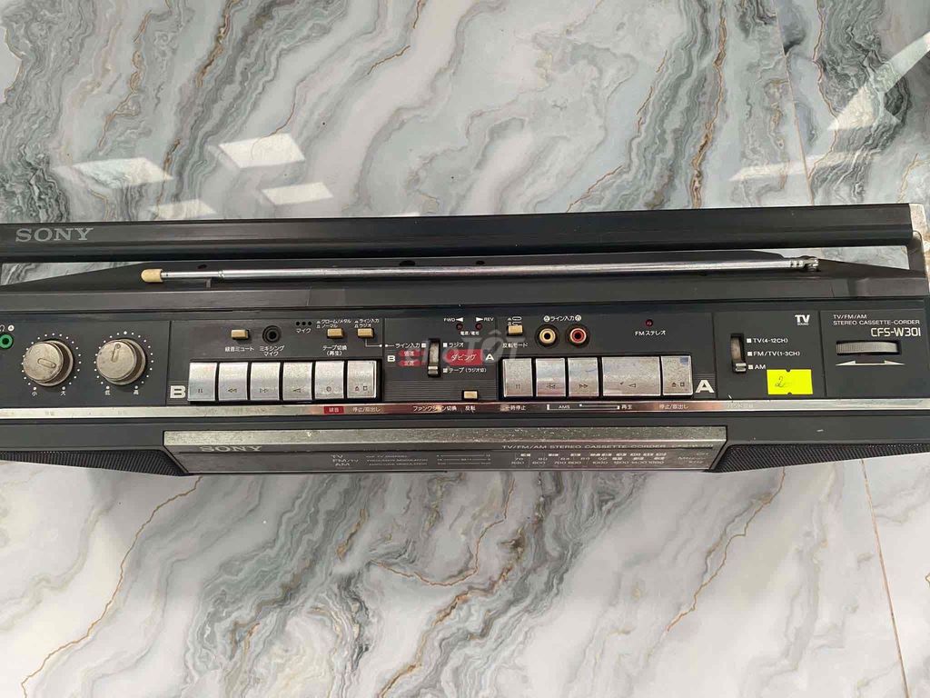 Máy cassette Sony CFS-W301 Nhật Đen. Mua bán Tivi, Âm thanh tại Thành phố Qui Nhơn Bình Định được đăng bởi nguyen thuy my duyen hình 1