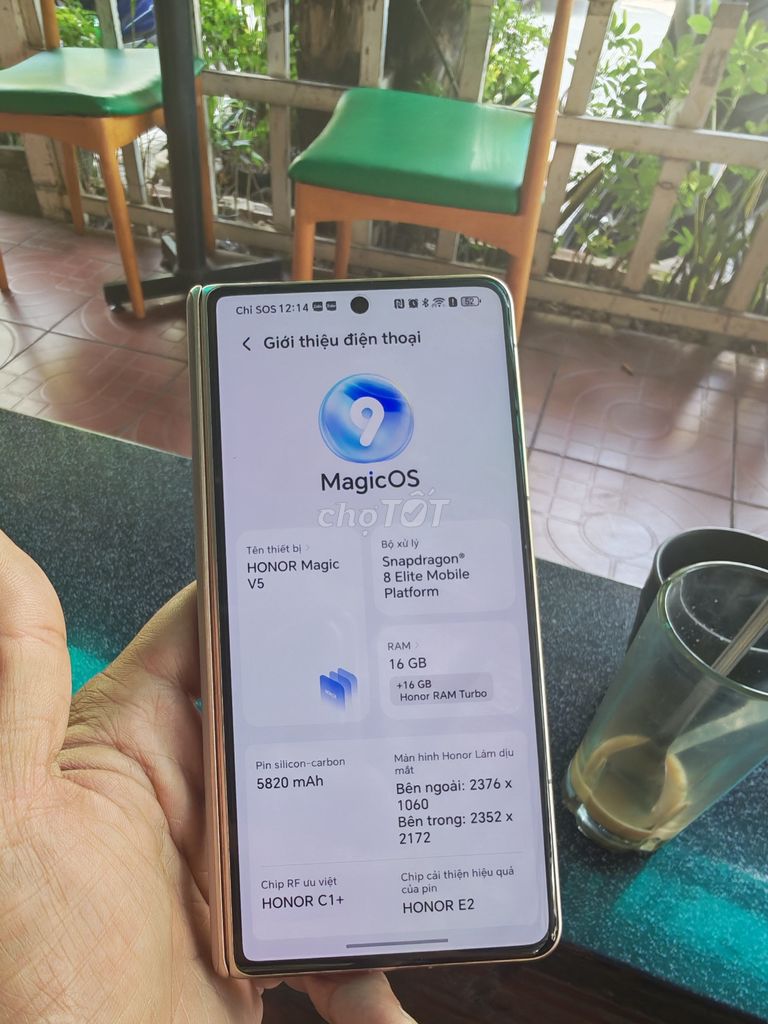Honor Magic V5 Vàng 16GB. Mua bán Điện thoại tại Thành phố Thủ Đức Tp Hồ Chí Minh được đăng bởi Hau hình 1