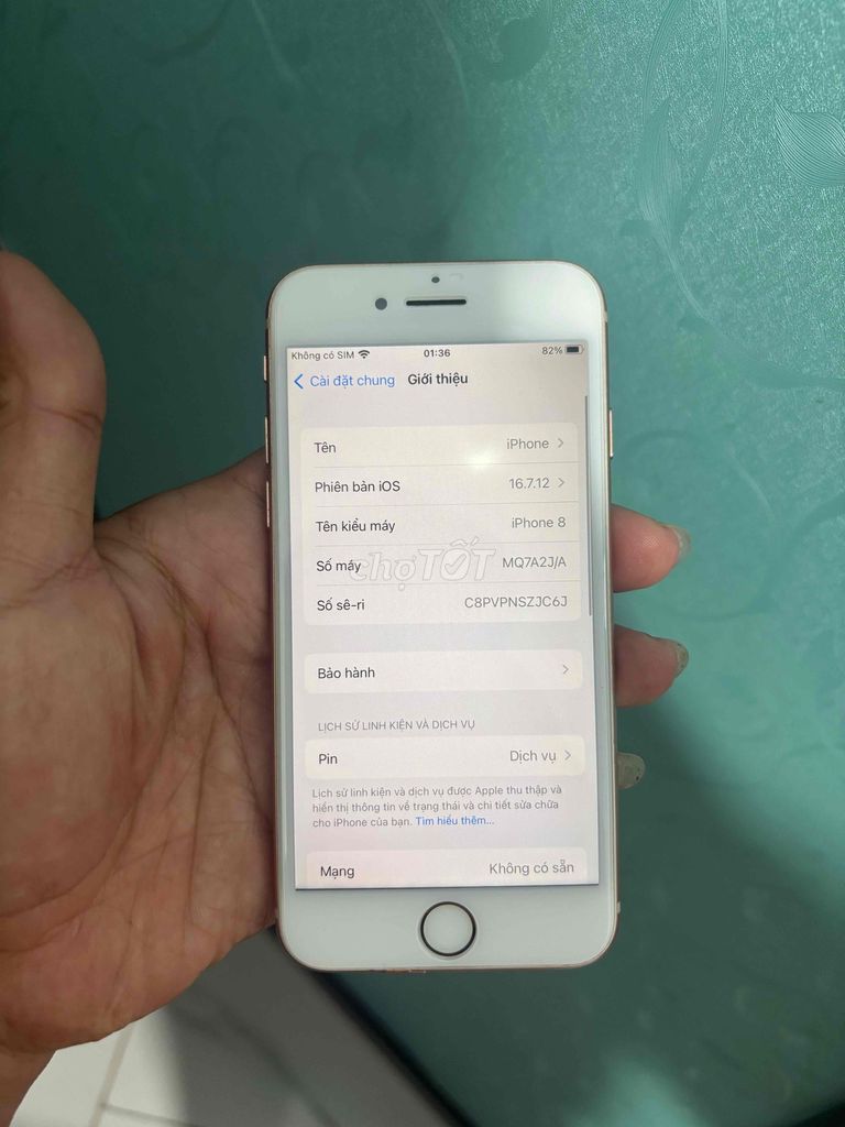 iPhone 8 64GB Vàng hồng. Mua bán Điện thoại tại Thành phố Bà Rịa Bà Rịa - Vũng Tàu được đăng bởi thanh lý hình 1