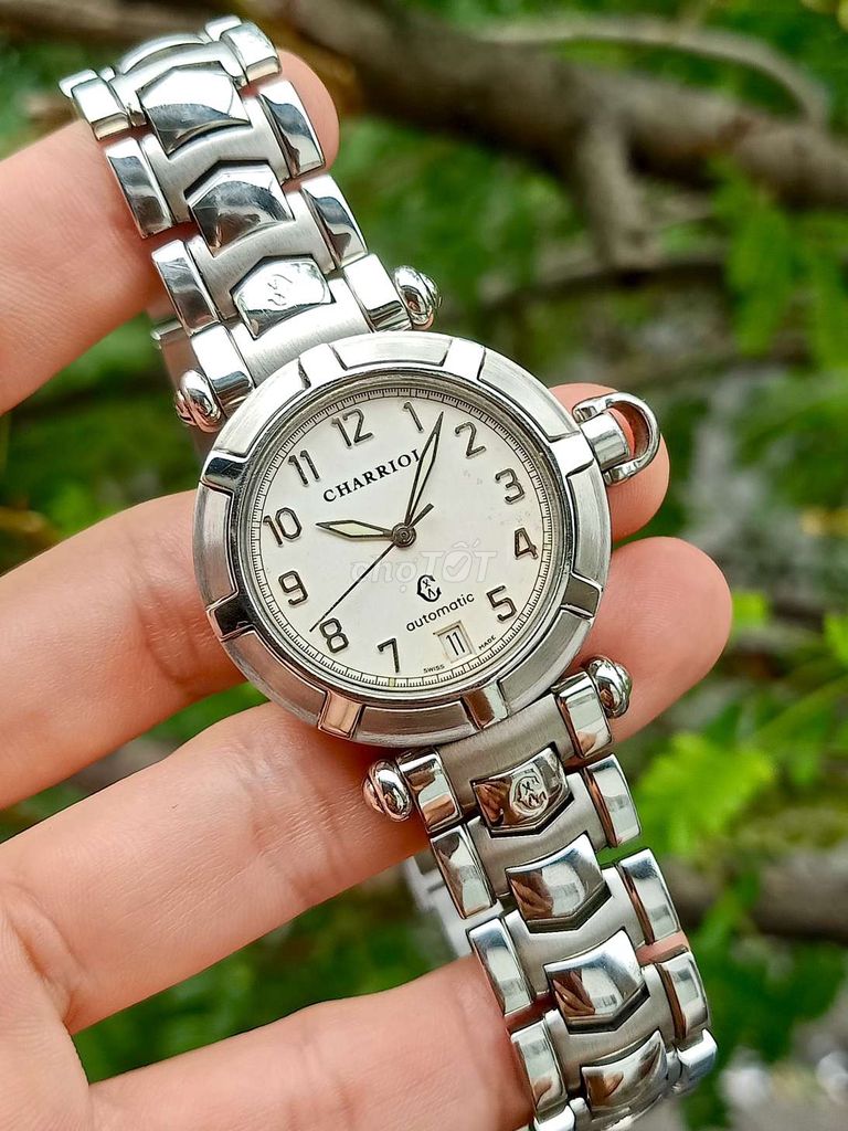 Đồng hồ Pl Chariol Tự động Thụy Sỹ 35mm Bạc. Mua bán Đồng hồ tại Quận Tân Phú Tp Hồ Chí Minh được đăng bởi Tư Râu hình 1