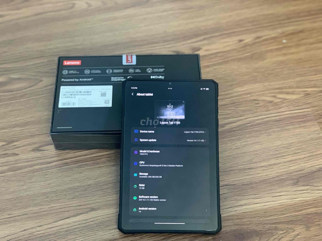 Lenovo Legion Y700 2025 12/256GB. Mua bán Máy tính bảng tại Quận 4 Tp Hồ Chí Minh được đăng bởi LomComStore hình 3