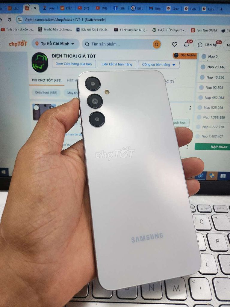SAMSUNG A05S 4GB.128GB PIN 5000 SNAP 680 ZIN ĐẸP. Mua bán Điện thoại tại Quận Bình Thạnh Tp Hồ Chí Minh được đăng bởi Dân Mobile hình 1