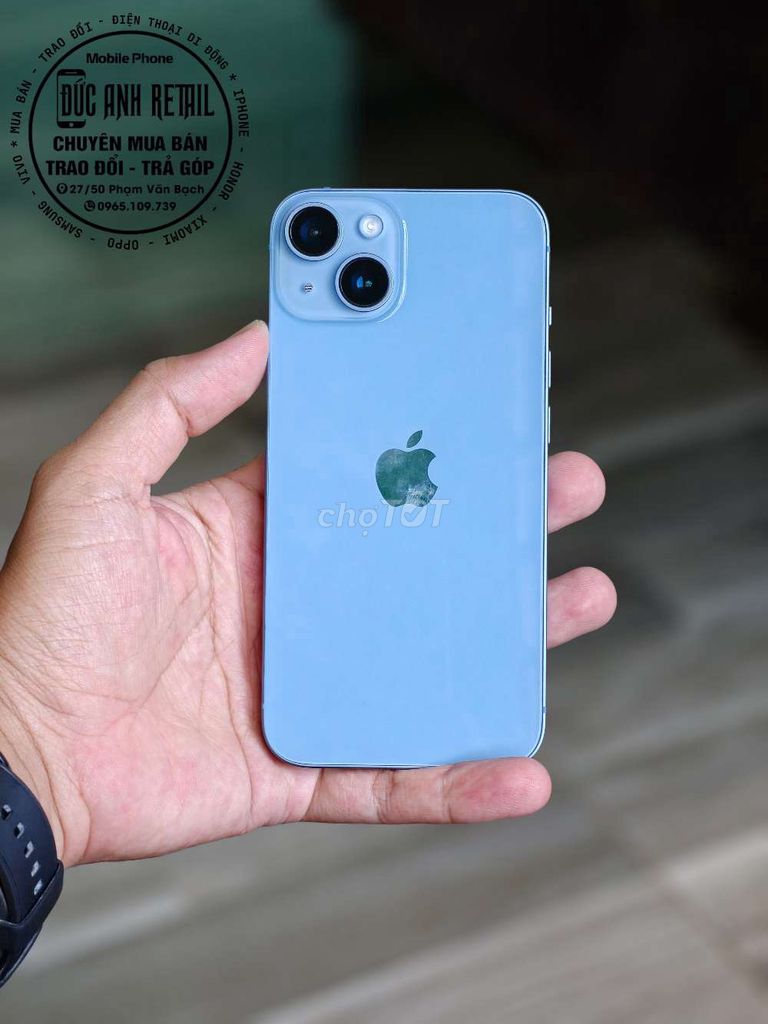 iPhone 14 VN/A 128GB Xanh Như mới. Mua bán Điện thoại tại Thành phố Buôn Ma Thuột Đắk Lắk được đăng bởi Đức Anh Retail hình 1