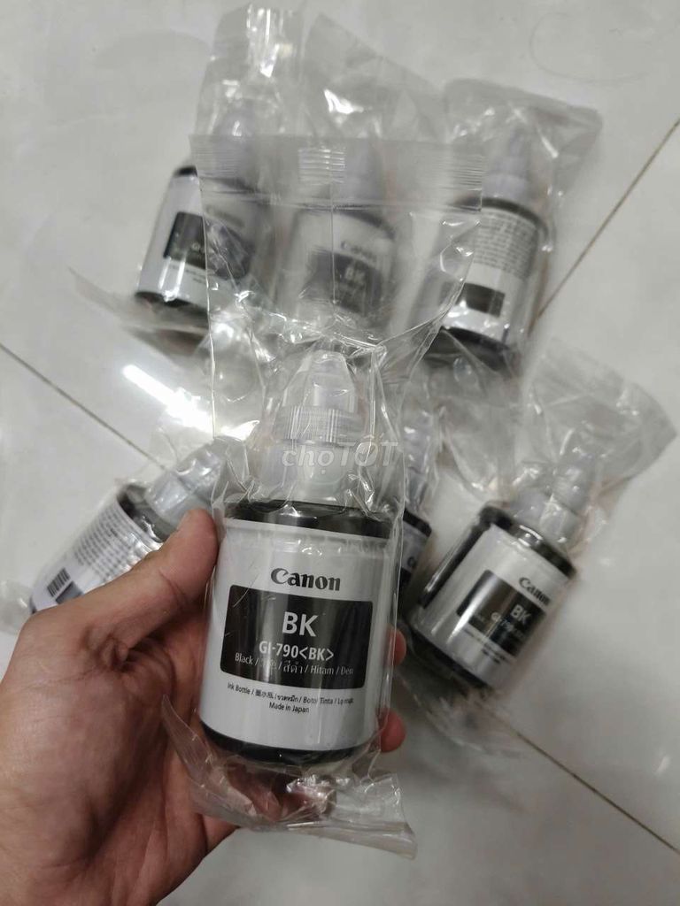 Mực in Canon GI-790 BK Đen. Mua bán Đồ dùng văn phòng tại Quận Cái Răng Cần Thơ được đăng bởi Thảo Vy hình 1