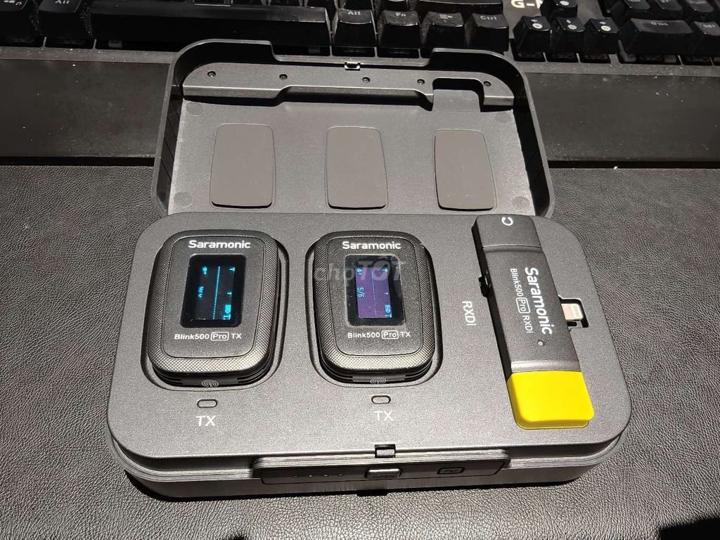 Micro không dây Saramonic Blink500 Pro Đen. Mua bán Tivi, Âm thanh tại Quận Cẩm Lệ Đà Nẵng được đăng bởi Khánh hình 1