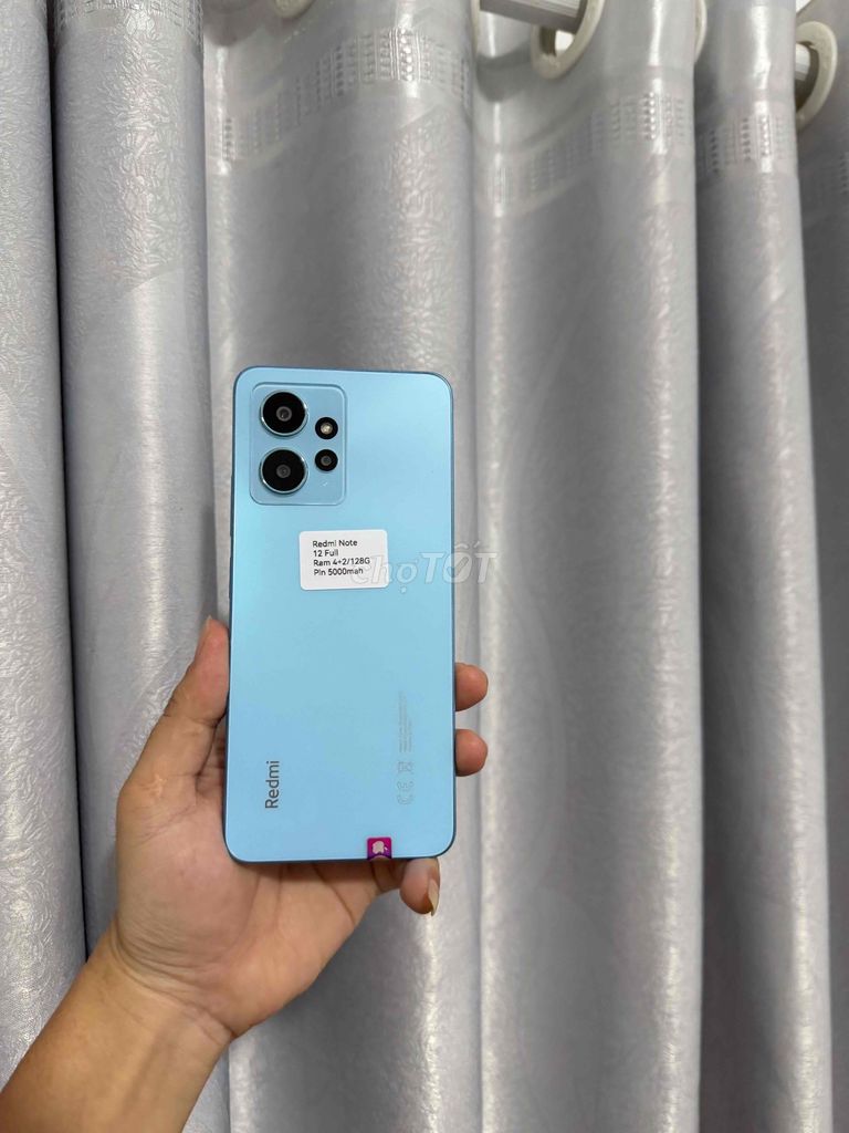 Xiaomi Redmi Note 12 128GB Xanh. Mua bán Điện thoại tại Quận Cầu Giấy Hà Nội được đăng bởi Sim số Luxury hình 1
