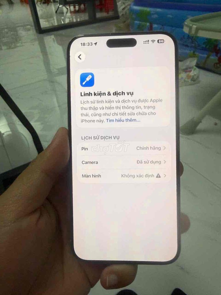 Apple iPhone 15 Pro Max Bạc Đã thay màn hình. Mua bán Điện thoại tại Thị Xã Buôn Hồ Đắk Lắk được đăng bởi Guntone hình 1