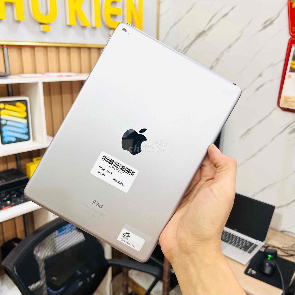 ipad Air 2 bản 16gb máy đẹp zin nguyên