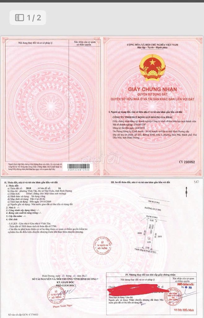 Chính chủ bán gấp nhà ngay KCN Vsip2 - TP Tân Uyên
