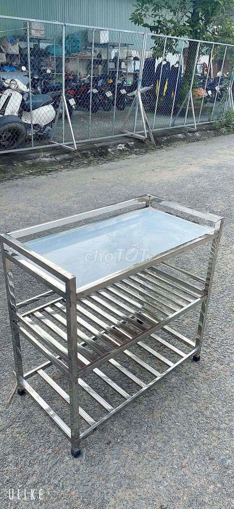 Kệ bếp Inox 3 tầng 85x45x81cm. Mua bán Tủ, kệ gia đình tại Quận Cái Răng Cần Thơ được đăng bởi INOX Gia Dụng  hình 1