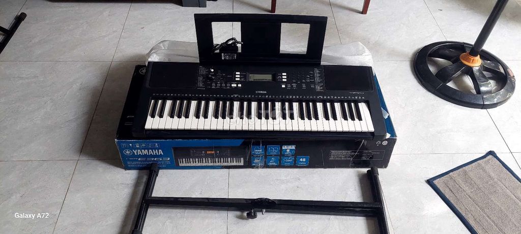 Đàn organ yamaha Psr E363 mới 99% full thùng