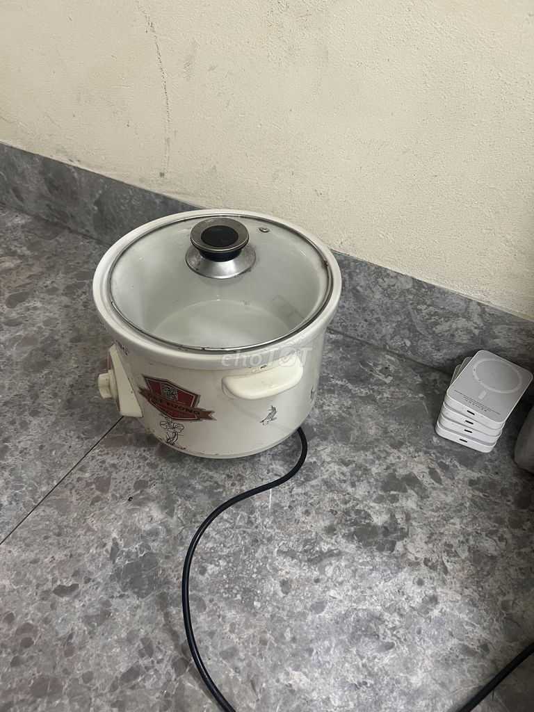 Nồi nấu chậm sứ trắng loại to. Mua bán Bếp, lò, đồ điện nhà bếp tại Quận Bắc Từ Liêm Hà Nội được đăng bởi Nga moon  hình 1