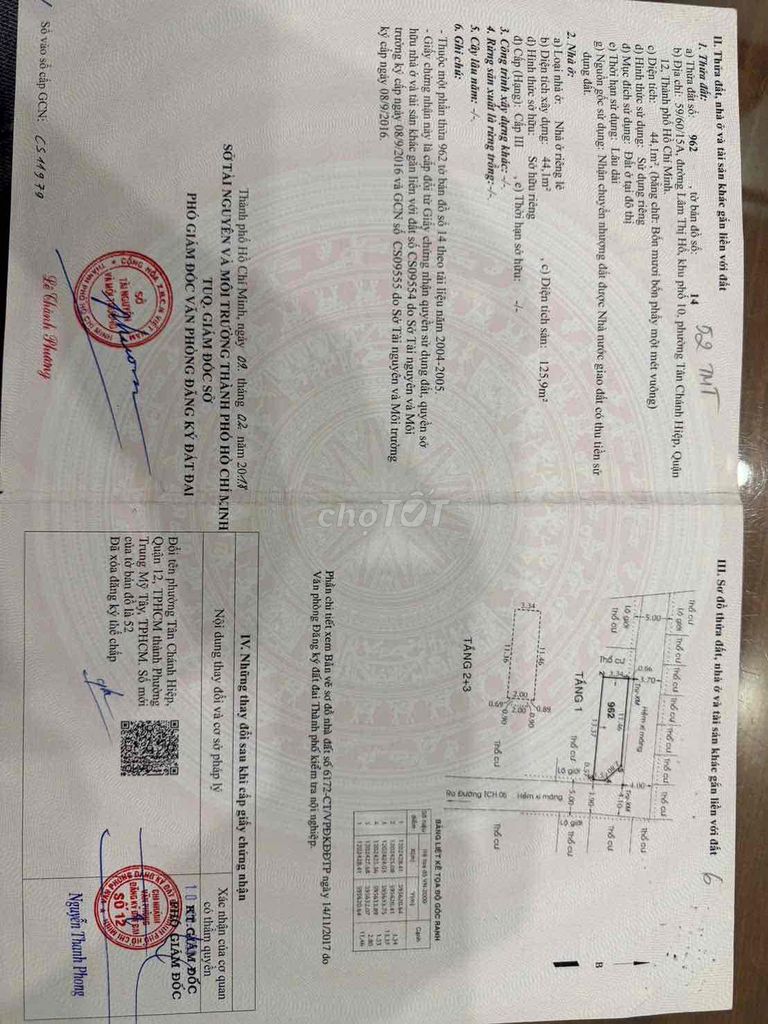 BÁN NHÀ , TÂN CHÁNH HIỆP, TP. HCM