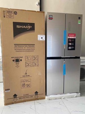 Tủ lạnh Sharp inventer 485L, 4 cánh, mới