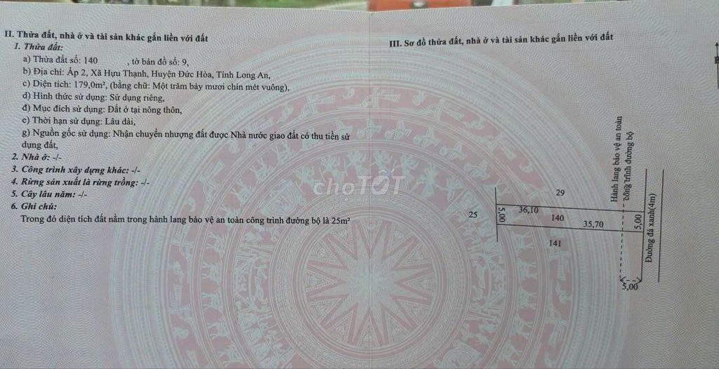 đất Hựu Thạnh Đức Hòa