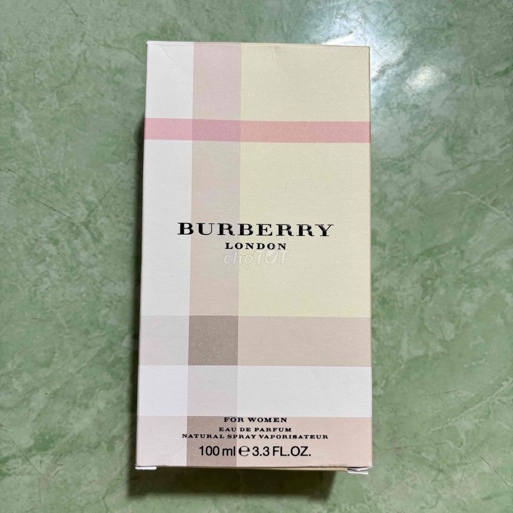 Nước hoa Burberry London Nữ 100ml. Mua bán Nước hoa tại Quận Tân Bình Tp Hồ Chí Minh được đăng bởi Thuỳ Linh hình 1