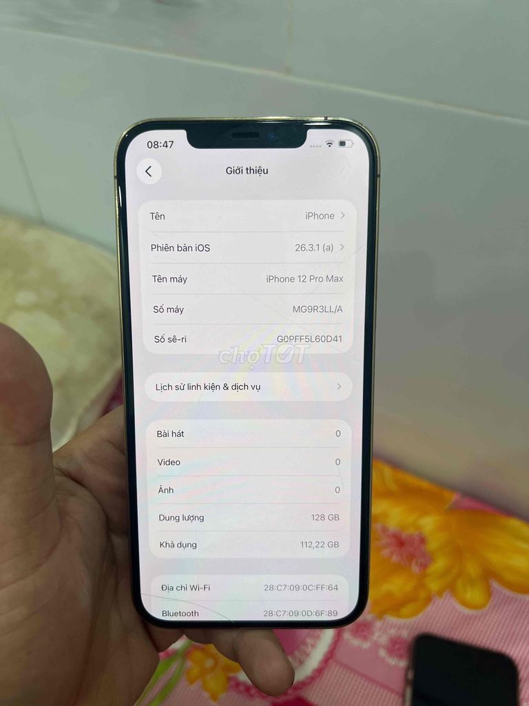 Apple iPhone 12 Pro Max 128GB Vàng. Mua bán Điện thoại tại Thành phố Thuận An Bình Dương được đăng bởi Trung Apple hình 1