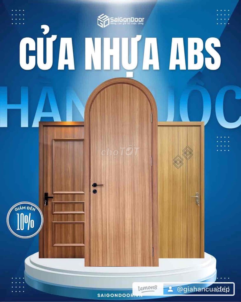 Cửa nhựa SaiGonDoor ABS Hàn Quốc. Mua bán Nội thất, đồ gia dụng khác tại Quận 12 Tp Hồ Chí Minh được đăng bởi Võ Gia Hân hình 1