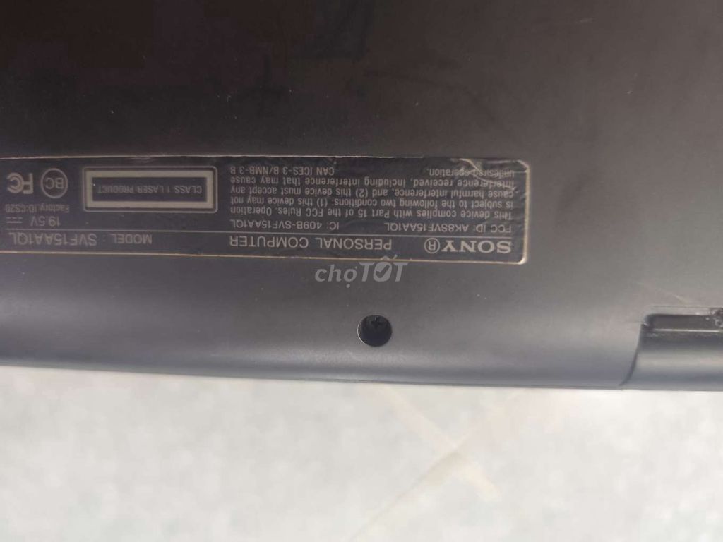 Laptop Sony SVF15A10L Đen Hư main. Mua bán Laptop tại Quận 1 Tp Hồ Chí Minh được đăng bởi Máy In Tuy Hoà hình 1