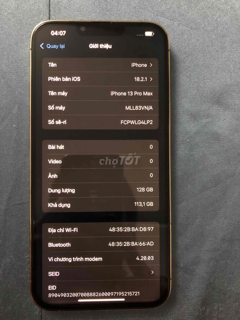iphone 13 promax 128g bán lên đời