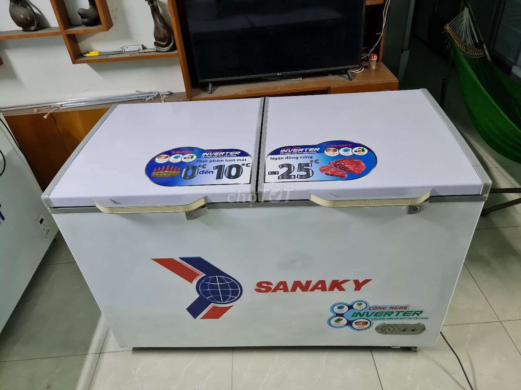 Tủ đông sanaky 2 chế độ inverter 560L