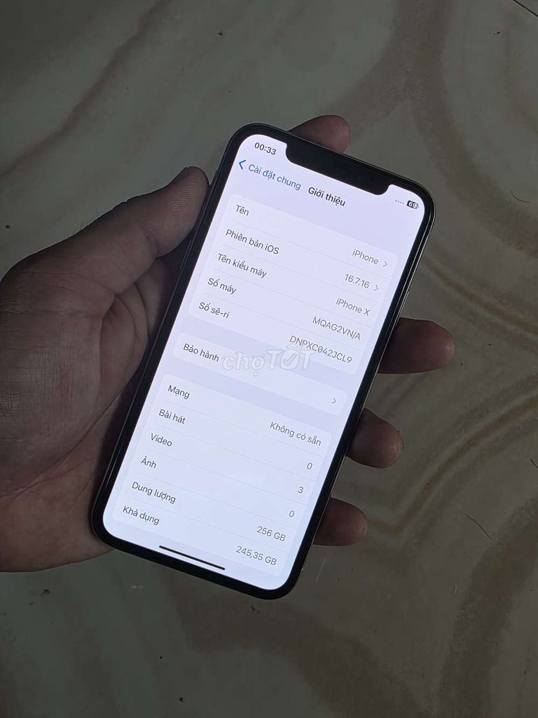  iPhone X 256GB Trắng QT màn zin Face ok. Mua bán Điện thoại tại Quận 12 Tp Hồ Chí Minh được đăng bởi ThanhLiemmobile hình 1