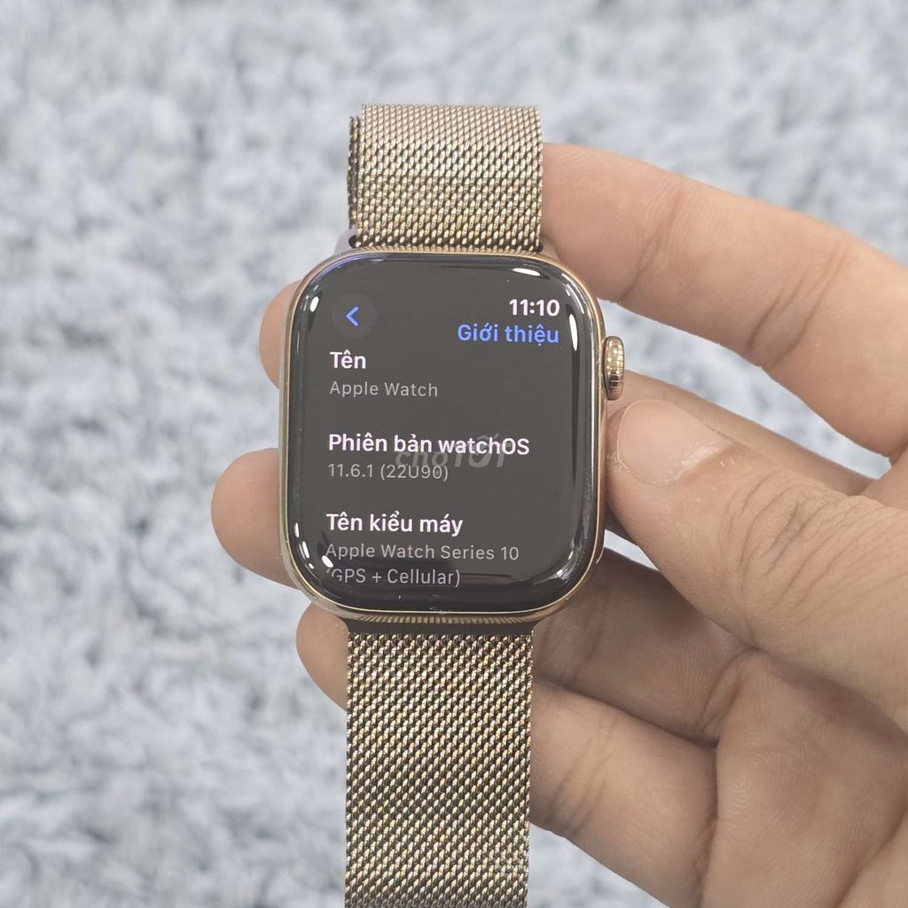 Apple Watch Series 10 GPS + Cellular . Góp 0%. Mua bán Thiết bị đeo thông minh tại Quận Ngô Quyền Hải Phòng được đăng bởi TRAN SONG HA hình 1