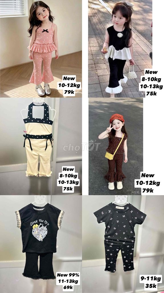 Quần áo bé gái Vải Đa dạng New. Mua bán Mẹ và bé tại Quận 7 Tp Hồ Chí Minh được đăng bởi Nguyễn Thảo hình 1