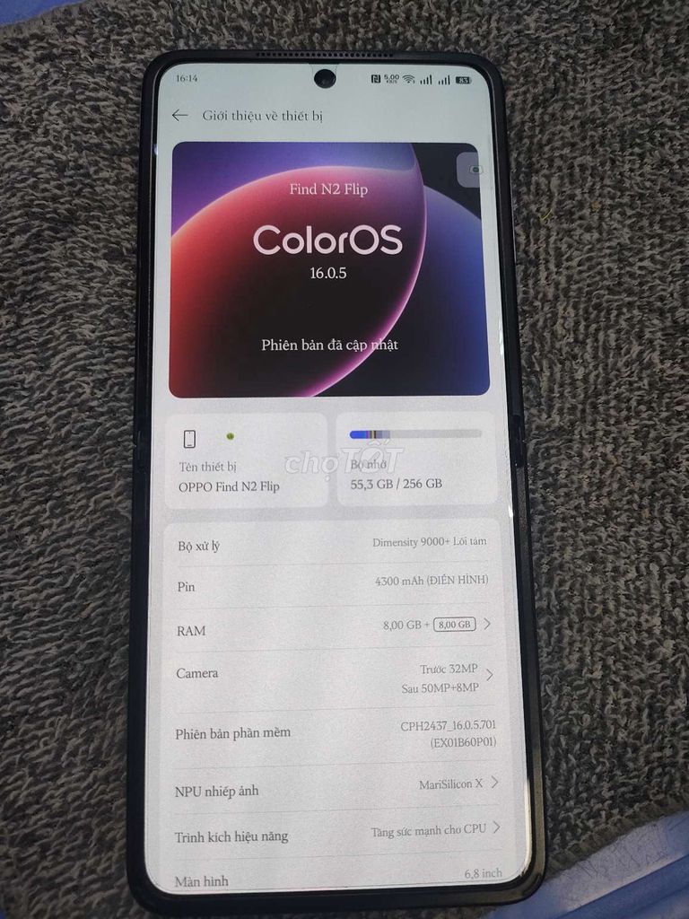 Oppo Find N2 Flip Tím 256GB. Mua bán Điện thoại tại Quận 6 Tp Hồ Chí Minh được đăng bởi nguyễn thị mỹ trinh hình 1