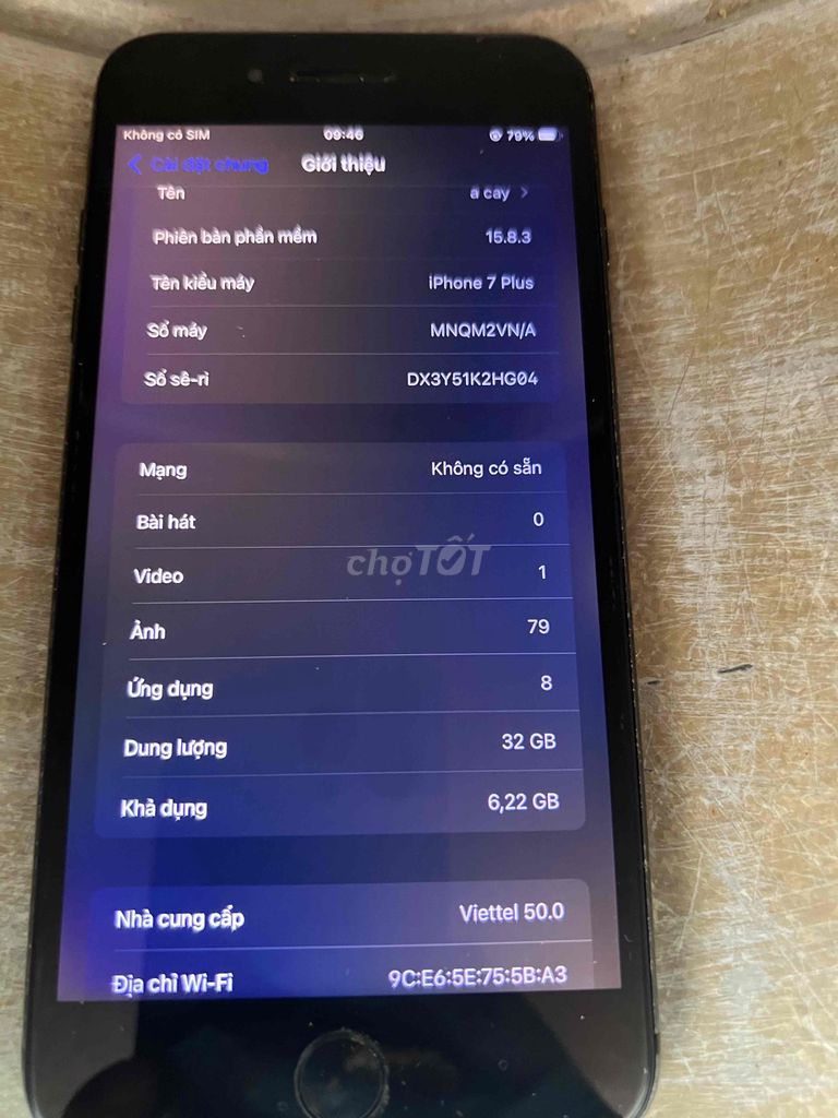 Apple iPhone 7 Plus 32GB Đen. Mua bán Điện thoại tại Huyện Phú Riềng Bình Phước được đăng bởi Hân Mai hình 1