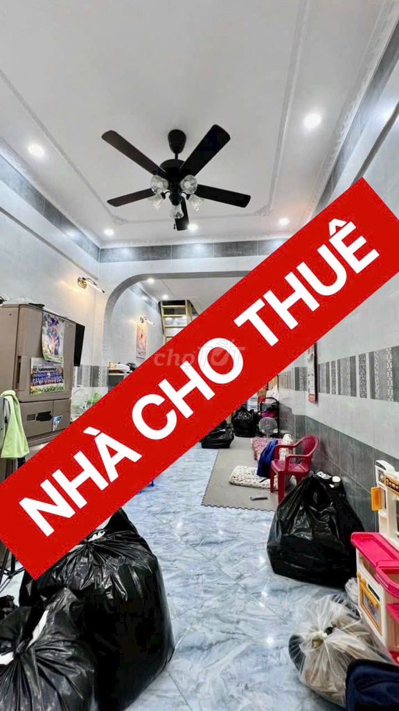 CHO THUÊ CĂN NHÀ TRỆT LẦU MỚI ĐẸP GIÁ RẺ TẠI HẺM 7