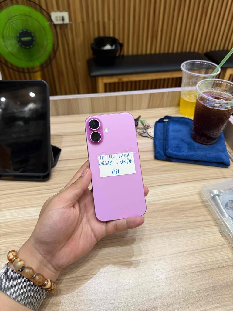 Apple iPhone 16 128GB Hồng Đã sử dụng. Mua bán Điện thoại tại Quận Gò Vấp Tp Hồ Chí Minh được đăng bởi Võ Chí Bảo hình 1
