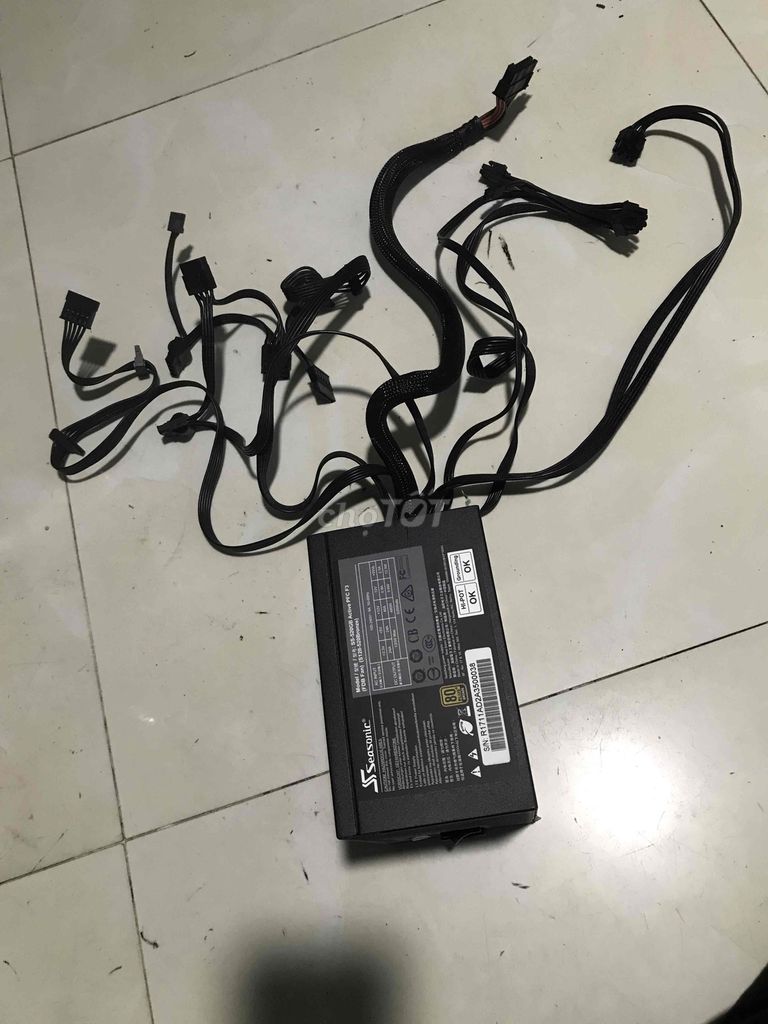 Nguồn máy tính Seasonic SS-520GB. Mua bán Linh kiện (RAM, Card...) tại Quận 7 Tp Hồ Chí Minh được đăng bởi Son hình 1