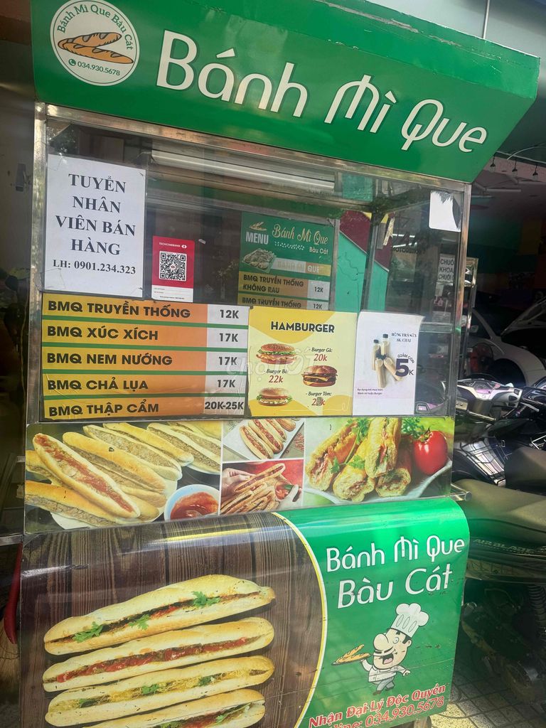 Thanh lý xe Bánh mì : xe inox 1m2 và xe 1m4. Mua bán Đồ chuyên dụng, Giống nuôi trồng tại Quận Tân Bình Tp Hồ Chí Minh được đăng bởi Phuong Tran hình 1