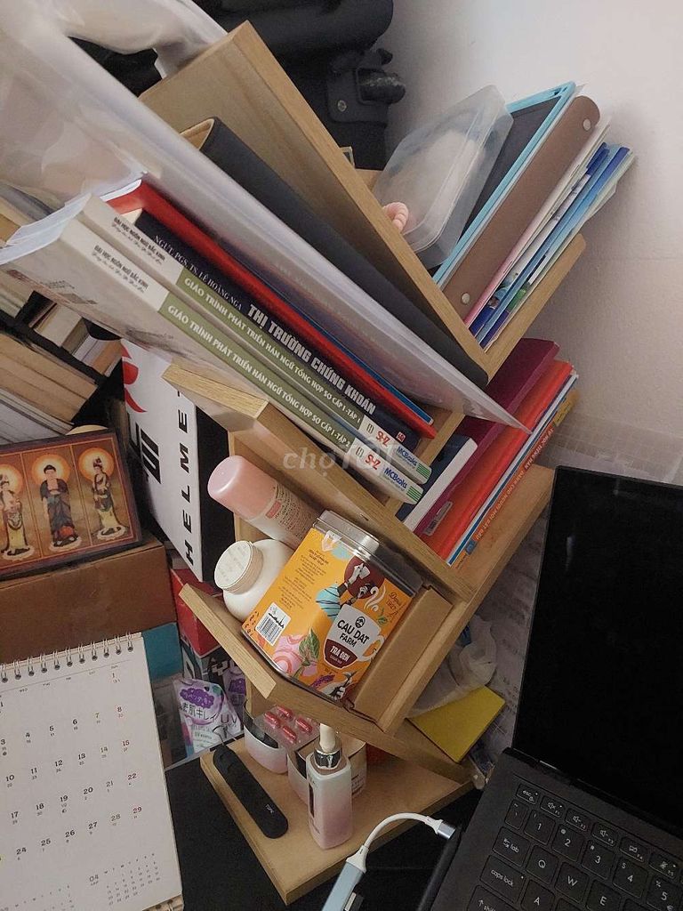 Kệ sách gỗ xương cá. Mua bán Tủ, kệ gia đình tại Quận Phú Nhuận Tp Hồ Chí Minh được đăng bởi Nhi Nguyễn hình 1
