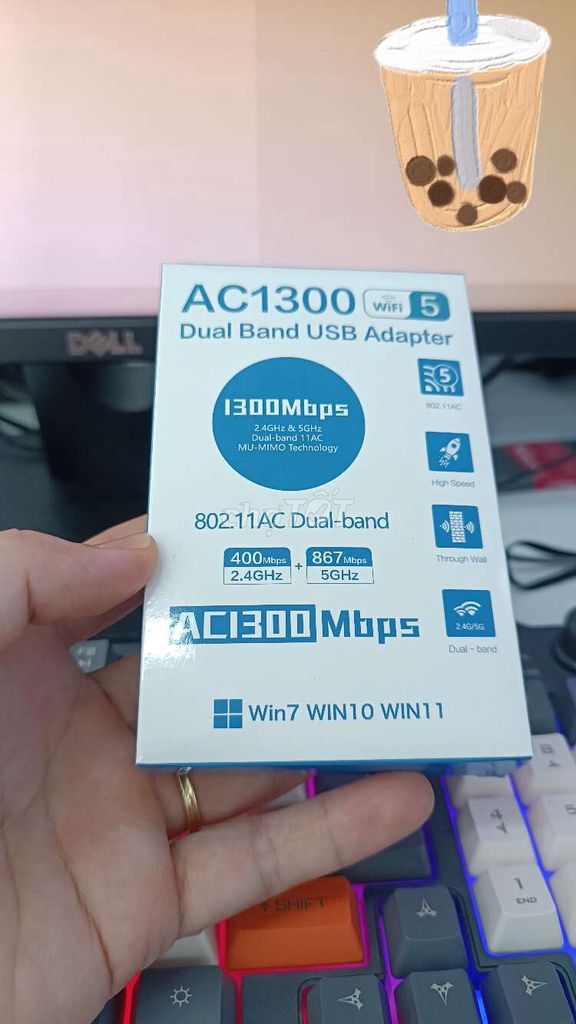 ✅Usb wifi new thay mạng dây.