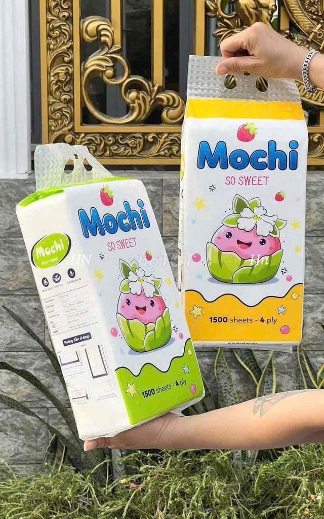 Thùng 16 bịch Giấy rút lụa Mochi 4 lớp. Mua bán Thiết bị vệ sinh, nhà tắm tại Huyện Long Hồ Vĩnh Long được đăng bởi Khăn giấy hình 1
