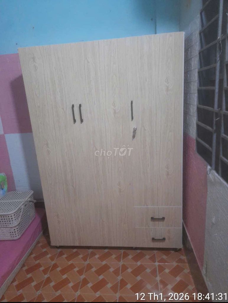 TỦ NHỰA ĐÀI LOAN 3 CÁNH MÀU XOAN ĐÀO . Mua bán Tủ, kệ gia đình tại Quận 1 Tp Hồ Chí Minh được đăng bởi Tủ nhựa đài loan hoàng quân hình 1