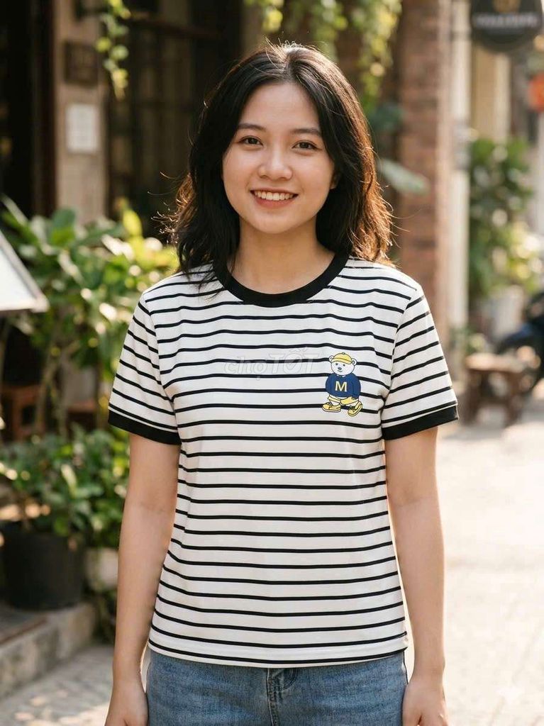 Áo thun nữ vải mềm mại. Mua bán Quần áo tại Huyện Mỹ Lộc Nam Định được đăng bởi tân trần  hình 1