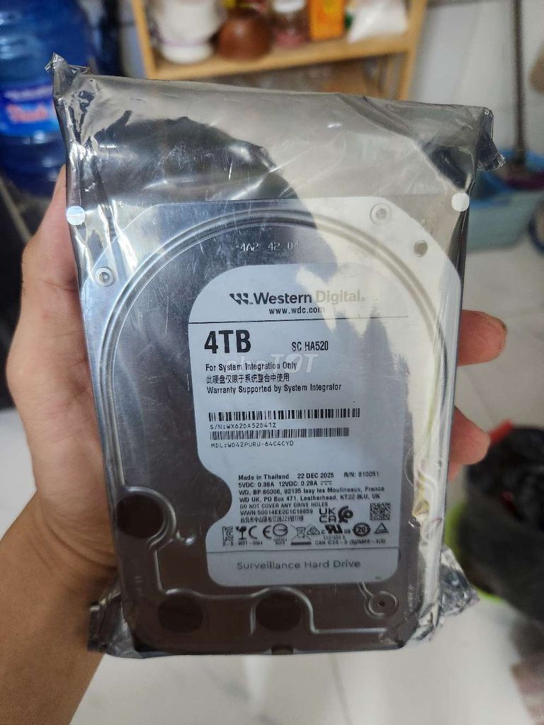 Ổ cứng HDD Western Digital SC HA520 4TB. Mua bán Linh kiện (RAM, Card...) tại Huyện Bình Chánh Tp Hồ Chí Minh được đăng bởi Thanh Danh hình 1