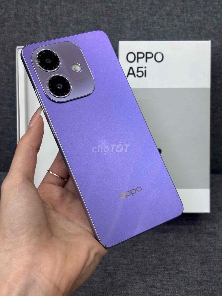 OPPO A5i 4GB/64GB Tím VN Bh 1/2027 chip 6s gen 1. Mua bán Điện thoại tại Quận Ninh Kiều Cần Thơ được đăng bởi Quý Mobile Cần thơ hình 1