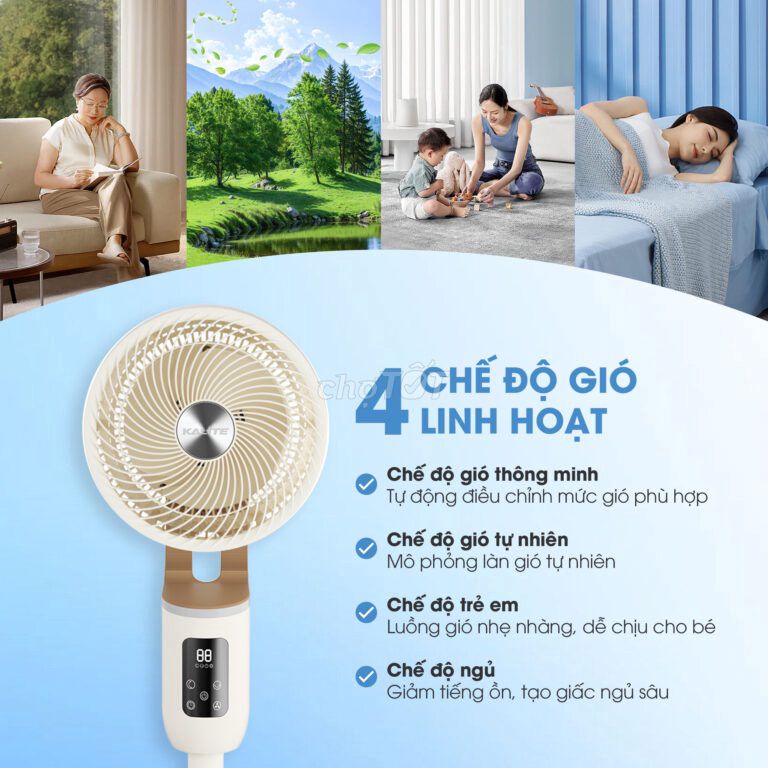 Quạt đứng Kalite TalkFan KSA326 Trắng kem. Mua bán Quạt tại Quận Hà Đông Hà Nội được đăng bởi Thúy Tình Vũ hình 1