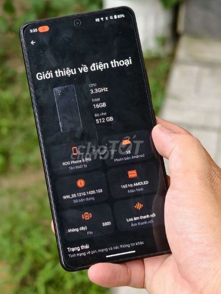 ROG Phone 8 Pro 512GB. Mua bán Điện thoại tại Quận Liên Chiểu Đà Nẵng được đăng bởi Kiệt Trần hình 1