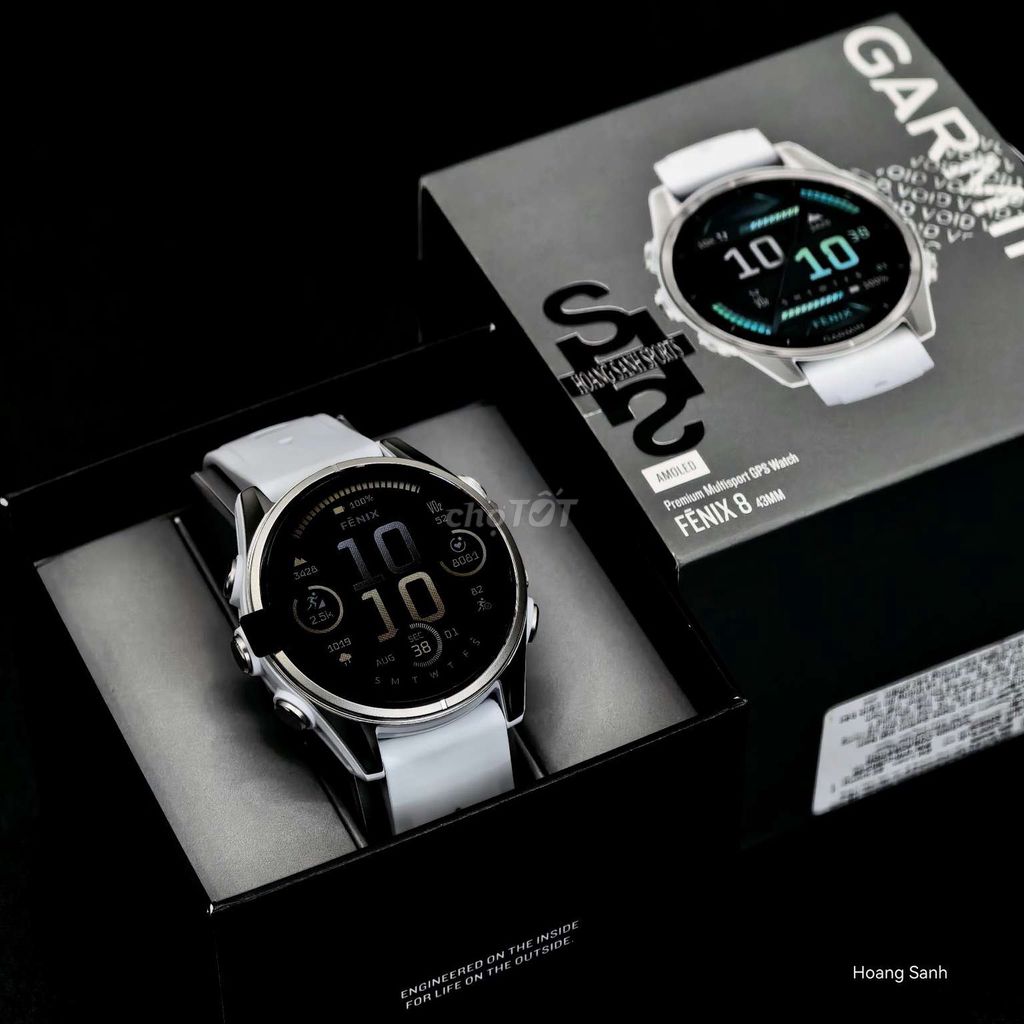 Garmin Fenix 8 AMOLED Trắng 43mm New Chính Hãng. Mua bán Thiết bị đeo thông minh tại Quận Tân Phú Tp Hồ Chí Minh được đăng bởi HOÀNG SANH hình 1