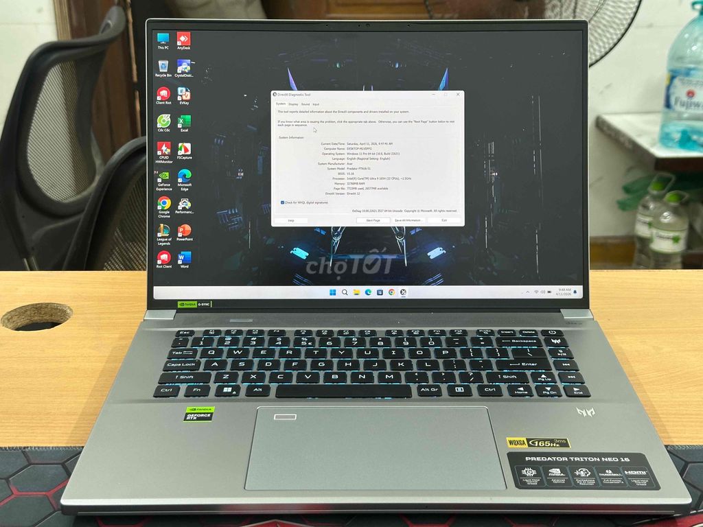 Acer Predator Triton Neo 16. Mua bán Laptop tại Quận Hà Đông Hà Nội được đăng bởi Hải Nam hình 1