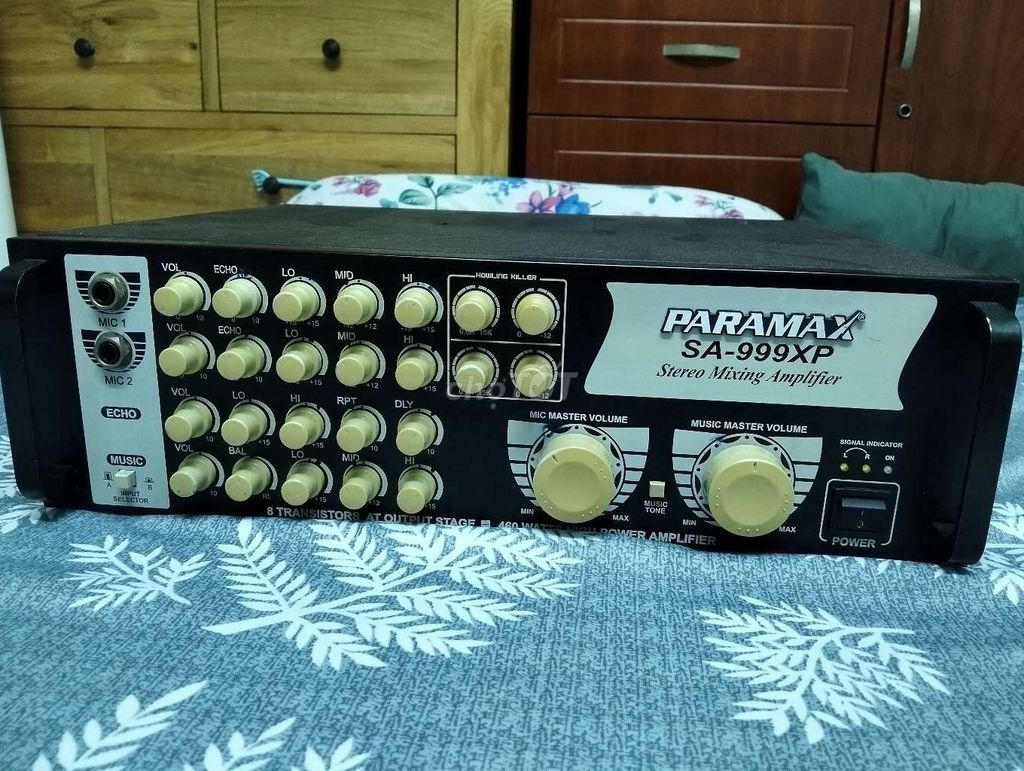Amply Paramax SA-999XP Đen 460W. Mua bán Tivi, Âm thanh tại Huyện Bình Chánh Tp Hồ Chí Minh được đăng bởi Nguyenvanquang hình 1