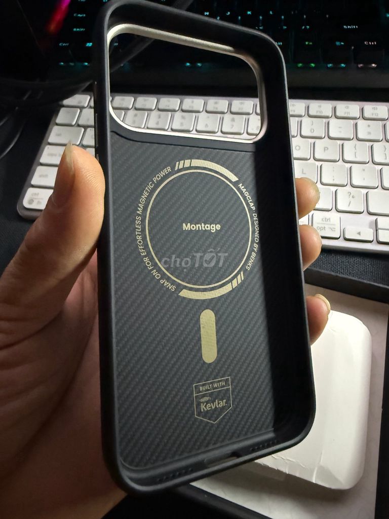 Ốp lưng Benks Montage ArmorPro iPhone Đen. Mua bán Phụ kiện (Màn hình, Chuột...) tại Huyện Bàu Bàng Bình Dương được đăng bởi Lê Dũng hình 1