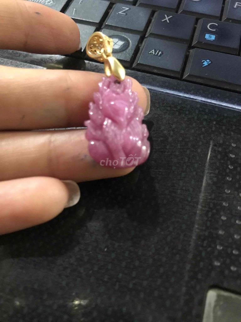 Mặt dây chuyền đá ruby hồng. Mua bán Phụ kiện thời trang khác tại Quận Kiến An Hải Phòng được đăng bởi Thu Hương hình 1