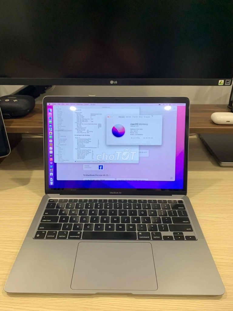 HCM Macbook Air M1/16/256. Mua bán Laptop tại Thành phố Thủ Đức Tp Hồ Chí Minh được đăng bởi Trần Bảo Trung hình 1