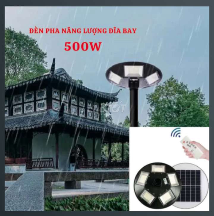 Đèn Pha Năng Lượng Đĩa Bay UFO 500w Siêu Sáng